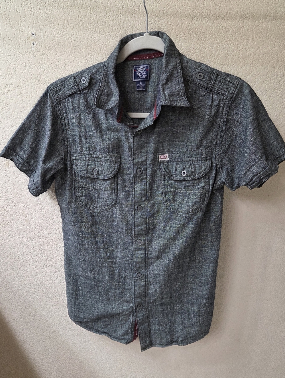 Black Jack Short Sleeve Button Up Shirt